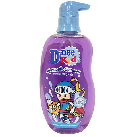 Sữa tắm gội toàn thân Kids D-nee 400ml tím