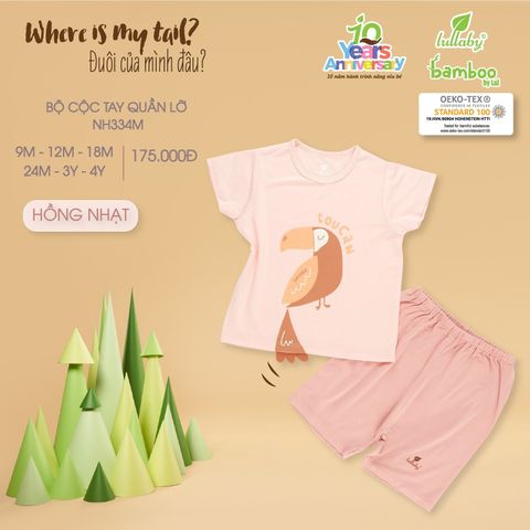  Bộ cộc tay quần lỡ NH334M Lullaby 