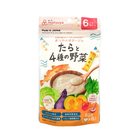  Cháo gạo Matsuya 60g cho bé từ 6M+ 