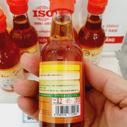  Nước mắm trẻ em Vạn Tâm xuất Nhật 60ml-250ml (CHAI) 