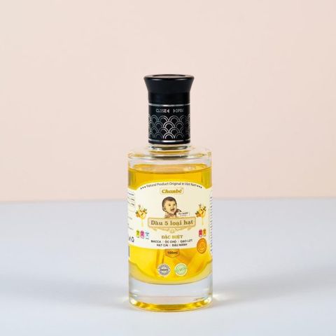  Dầu 5 loại hạt Chanbé 100ml 