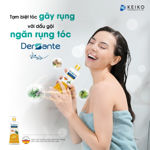  Dầu gội ngăn rụng tóc Dersante 150ml 