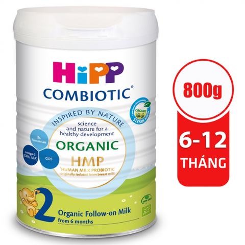  Sữa Hipp Organic bổ sung HMP&GOS số 2-800g 