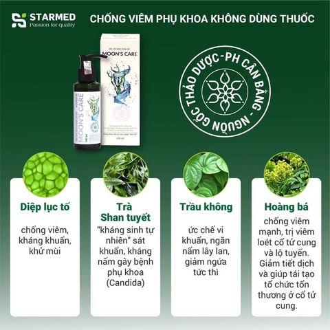  Dung Dịch Vệ Sinh Phụ Nữ Moon's Care Cho Mẹ Bầu & Sau Sinh 