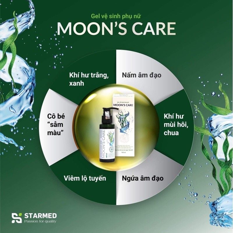  Dung Dịch Vệ Sinh Phụ Nữ Moon's Care Cho Mẹ Bầu & Sau Sinh 