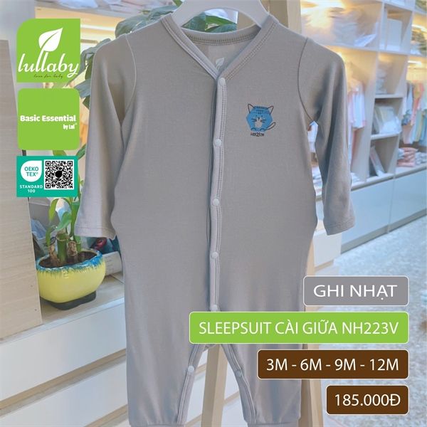  Body DTCG Lullaby petit NH223V ghi nhạt 