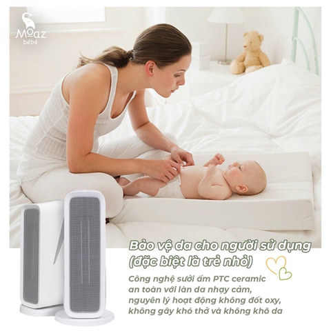  Máy sưởi đa năng Moaz Bebe MB034 