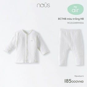  Bộ DTCT Nous air màu trắng NB 