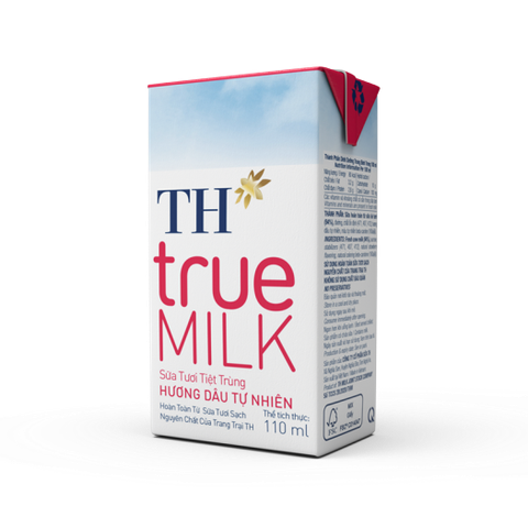  Sữa TH True milk dâu 110ml vỉ 4 