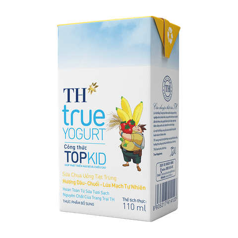 SCUTT Topkid TH Truemilk dâu-chuối-lúa mạch 110ml *4