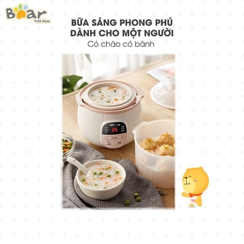  Nồi nấu chậm Bear 0,8L 