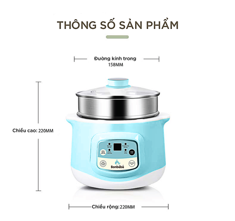 Nồi hầm cách thủy BonBéBé BB31