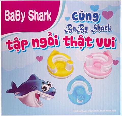 Ghế hơi Baby Shark mẫu mới