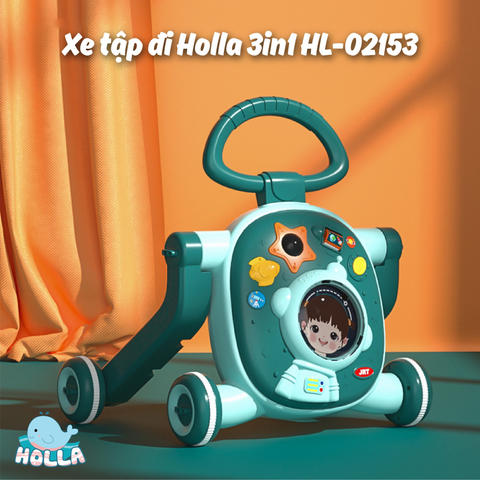  Xe tập đi 3in1 Holla 02153 xanh lá 