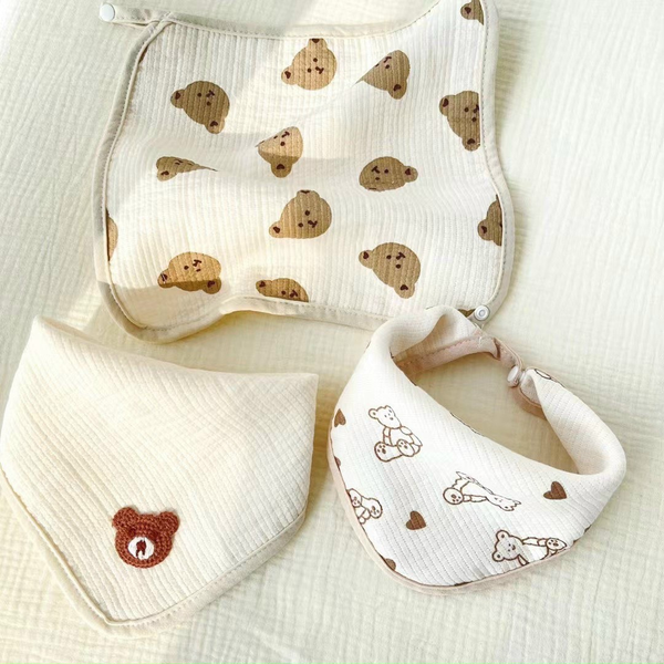  Khăn xô Hàn hình gấu đa năng 