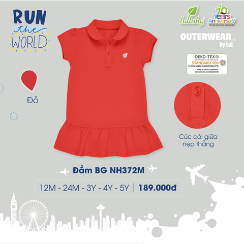  Váy NH372M Lullaby các màu size 12M-5Y 