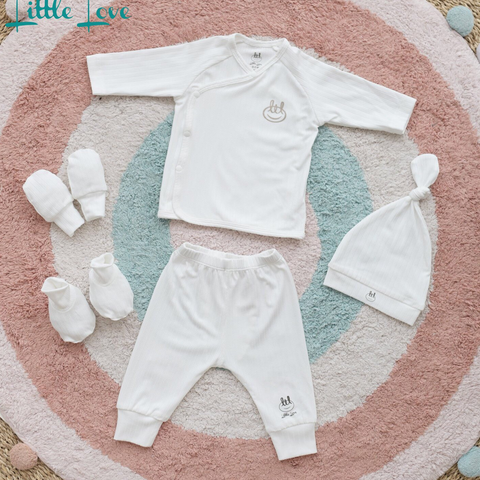  Bộ SS CL tăm lụa trắng Little Love 22ST06 