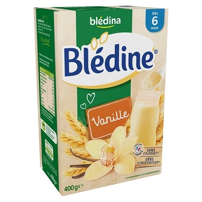  Bột lắc sữa Bledina vị vani 400g 6M+ 