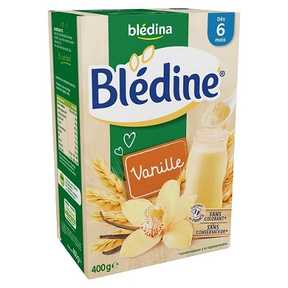 Bột lắc sữa Bledina vị vani 400g 6M+