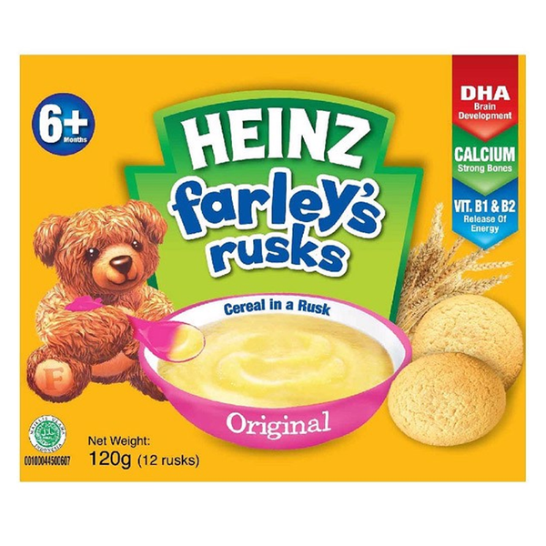  Bánh ăn dặm Heinz 6m+ truyền thống 120g 