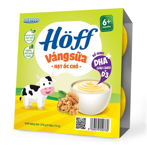  Váng sữa Hoff hạt óc chó 55g *4 