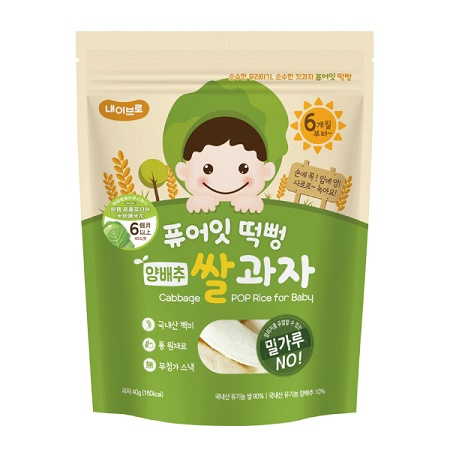 Bánh gạo hữu cơ vị cải x Topkore 30g 6m+