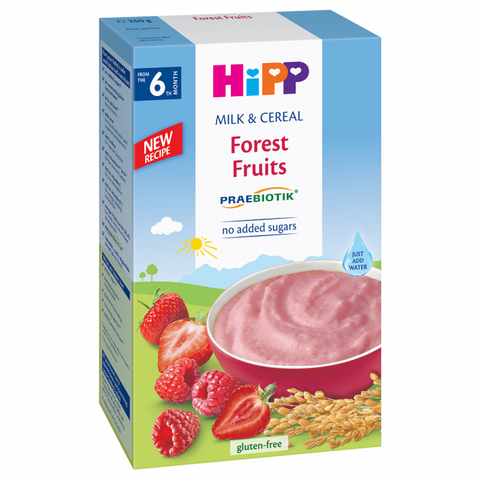  Bột DD HiPP vị sữa hoa quả rừng 250g 