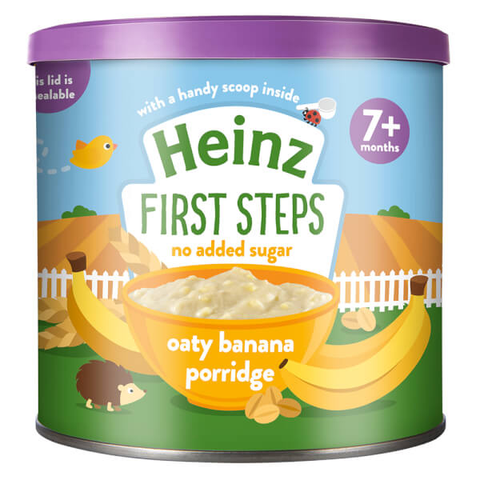  Bột ăn dặm Heinz ngũ cốc yến mạch chuối (7M+) 