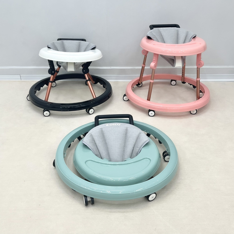 Xe tập đi Zoko có tay vịn màu hồng PM-02132