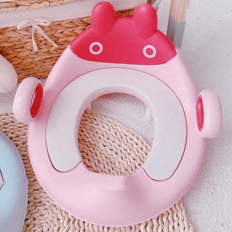 Lót bồn cầu Babyhood hồng