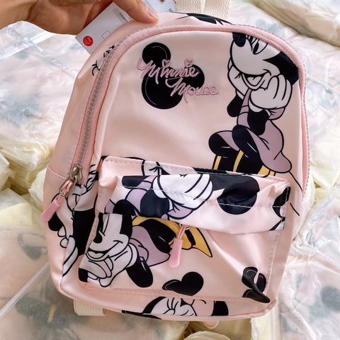 Ba lô dù Mickey hồng