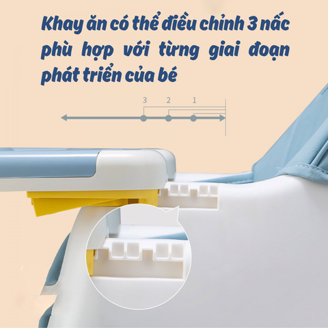 Ghế ăn đa năng Umoo màu hồng UM-0492