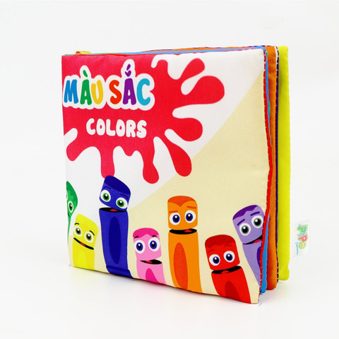  Sách vải 12x12cm Màu sắc Pipo 