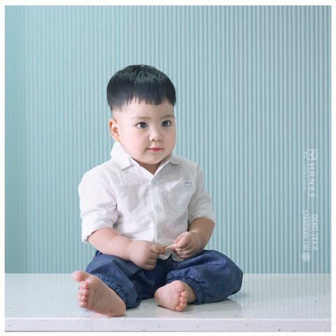  Quần dài Jean Hrnee xanh 