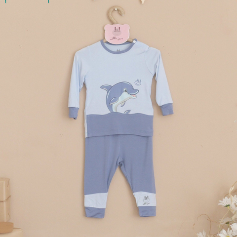  Bộ DTCV Little Love cá heo xanh 