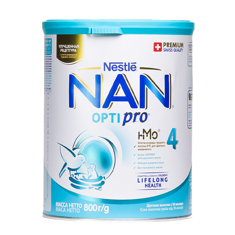  Sữa Nan Nga số 4 (800g) cho bé từ trên 18 tháng 