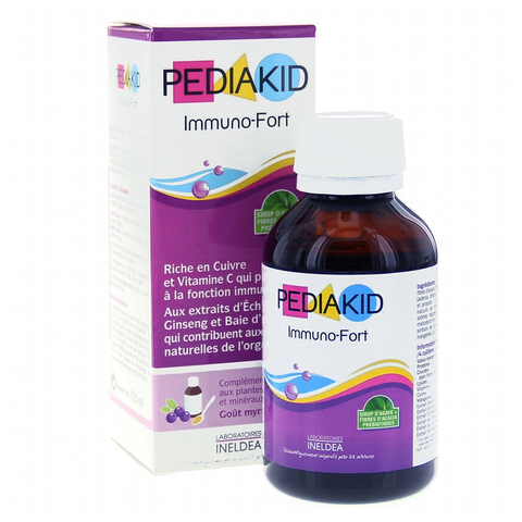  Siro tăng đề kháng Pediakid Immuno Fort (125ml) 