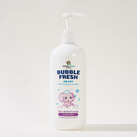  Sữa tắm gội tạo bọt cho bé Bubble Fresh hương oải hương 500ml 