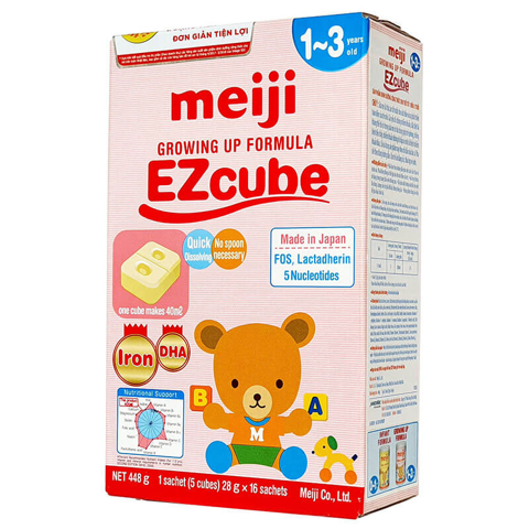  Sữa Meiji thanh Nhập Khẩu số 1 (16 thanh) cho bé từ 1-3 tuổi 