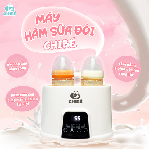  Máy hâm sữa đôi Chibé CB017 