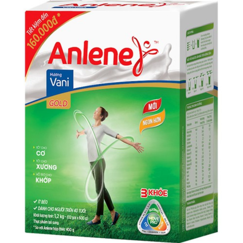 Sữa bột Anlene Gold Vani 1.2kg