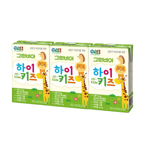 Sữa phát triển chiều cao 150ml Lốc 3 Vegemil Greenbia Hikids *24