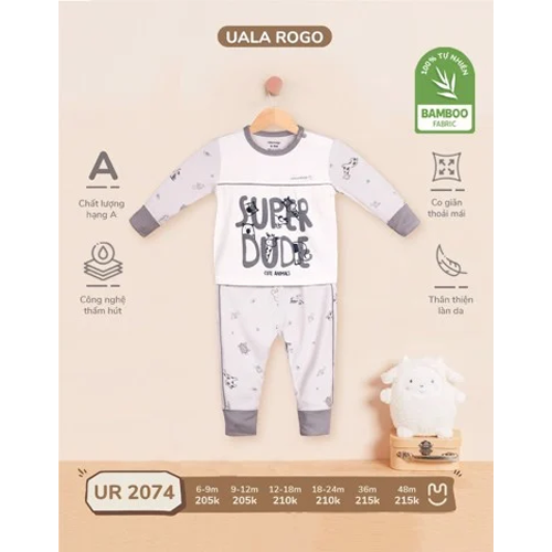  Bộ DTCV UR2074 Uala Rogo Super Dude xám 