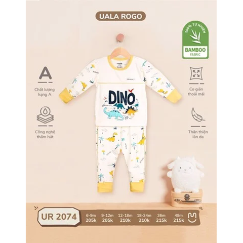  Bộ DTCV UR2074 Uala Rogo Dino vàng 