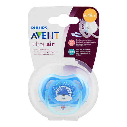 Ti ngậm thông khí hình gấu từ 6-18T Avent đơn