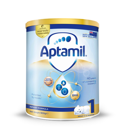  Sữa bột Aptamil NZ số 1 (900gr) dành cho bé 0-12 tháng 