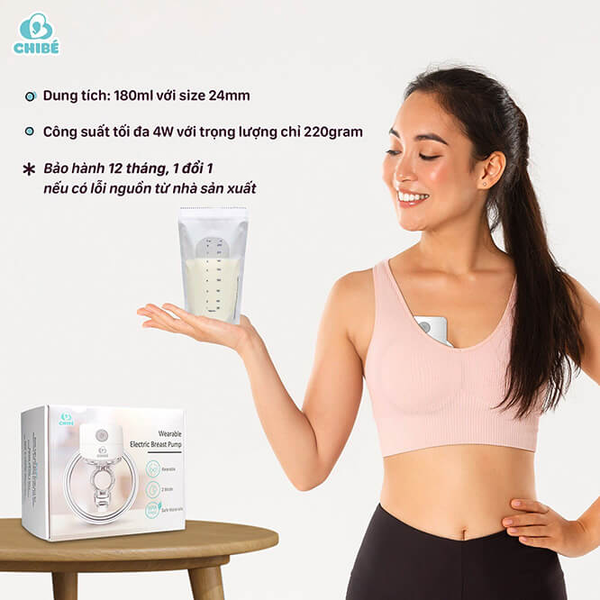 Máy hút sữa rảnh tay Chibé CB019