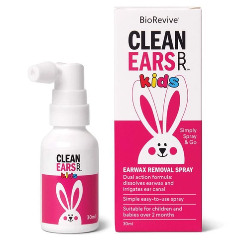 Xịt tan ráy tai Clean Ears Kids Úc (cho bé từ 2 tháng - 3 tuổi)