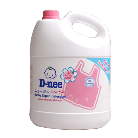  Nước giặt quần áo D-nee 3l màu hồng 