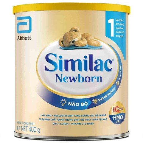Sữa Similac số 1 HMO cho bé 0-6 tháng 400g New – Mẹ ơi